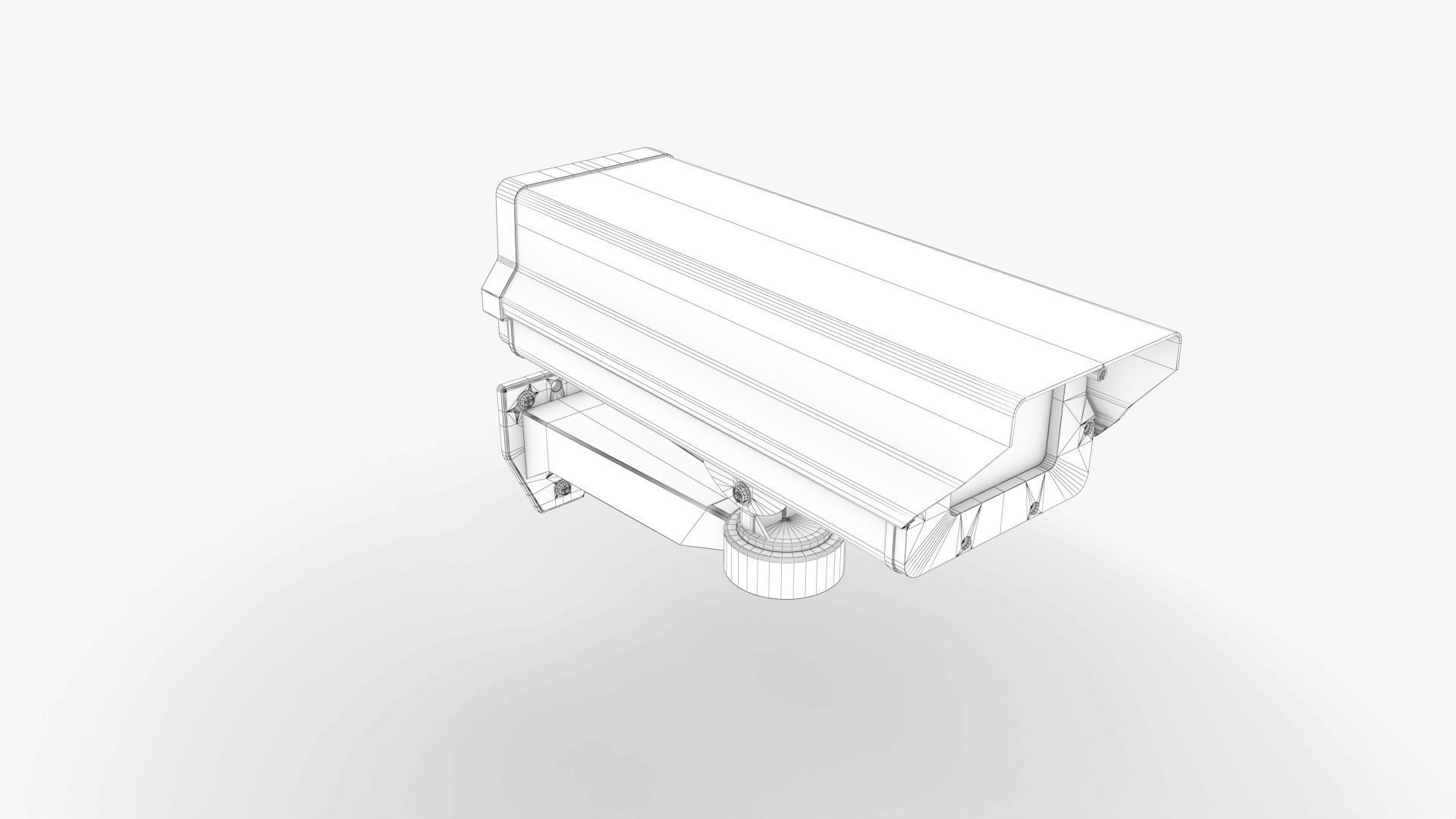 Security Camera 03 Low-poly 3D model_13