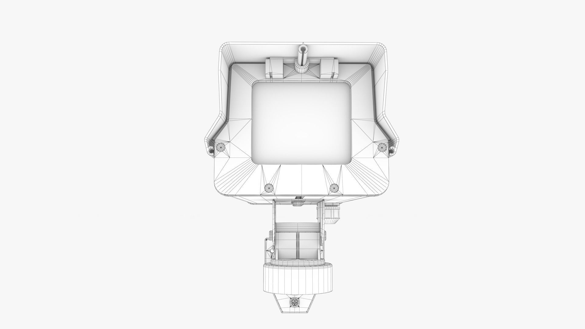 Security Camera 03 Low-poly 3D model_9