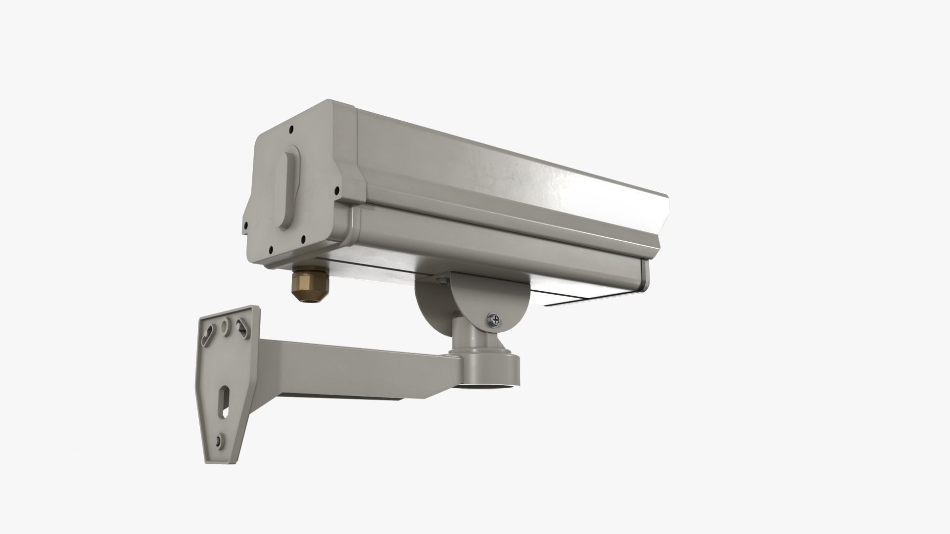 Security Camera 03 Low-poly 3D model_5