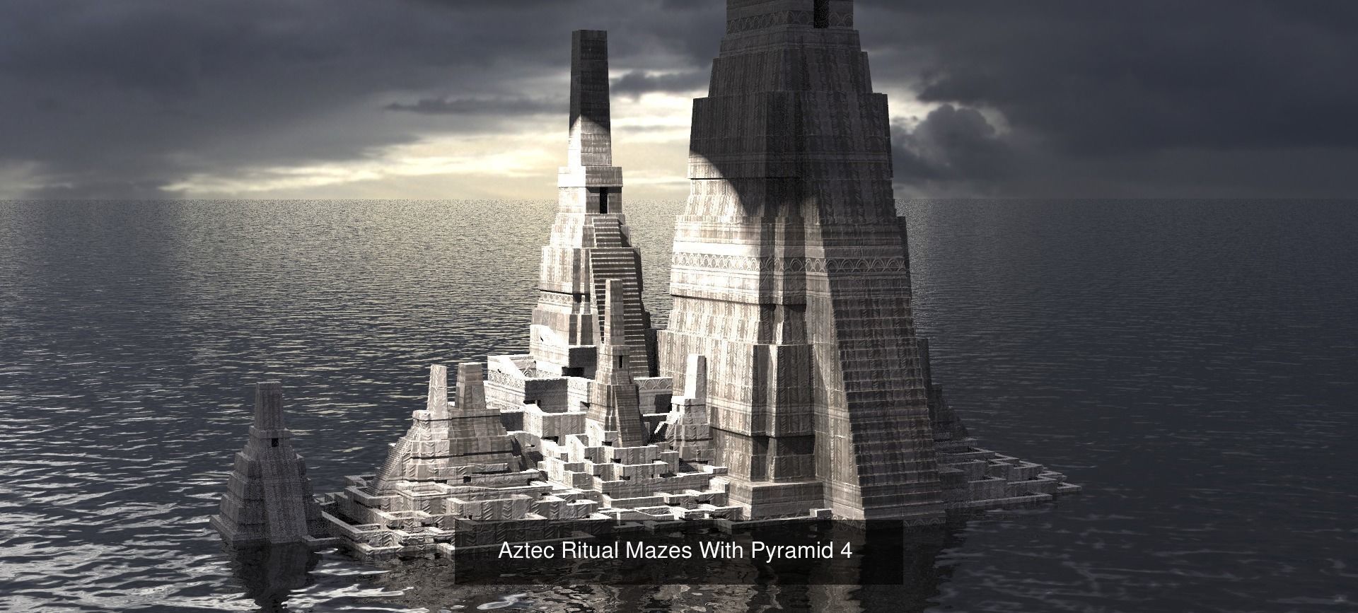 Mayan Collection golden sunburst in sky _20