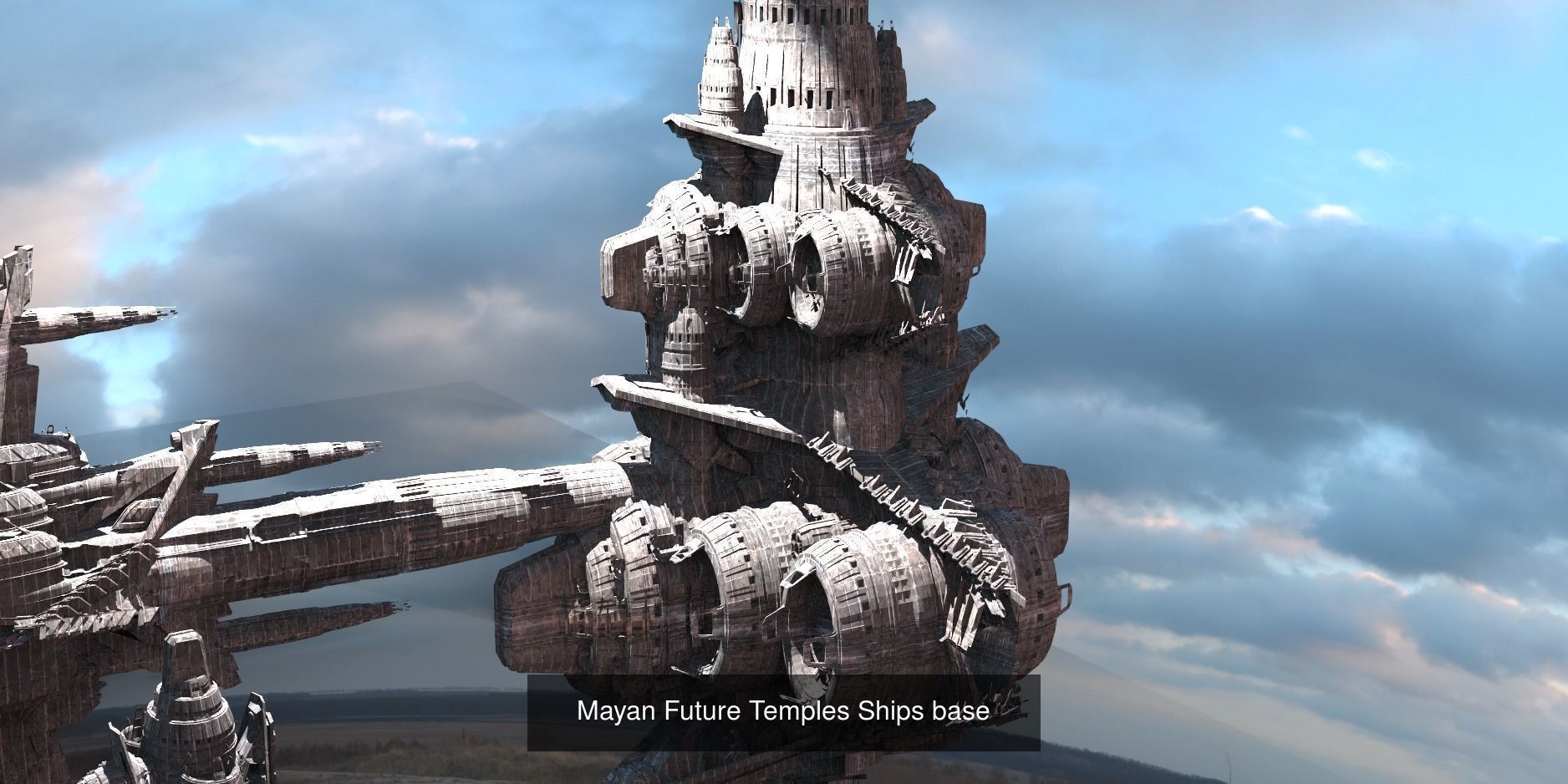 Mayan Collection golden sunburst in sky _14