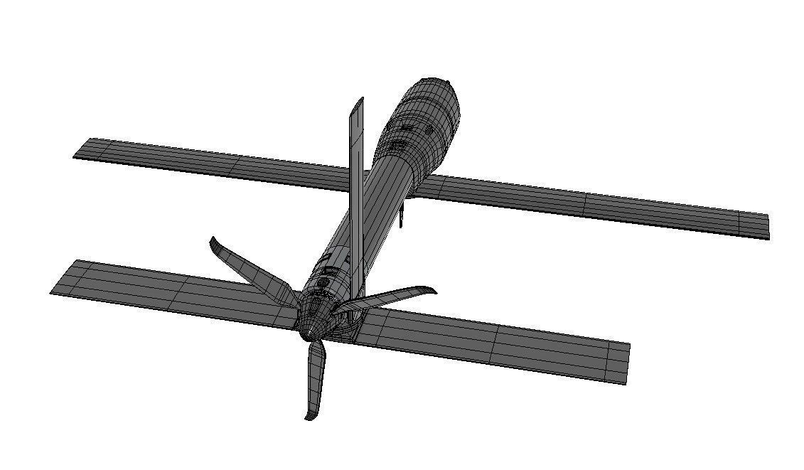 Switchblade 600 and Launcher 3D model_26
