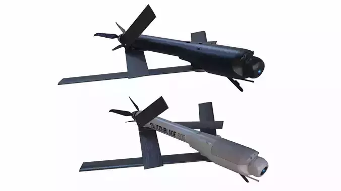Switchblade 600 and Launcher 3D model
