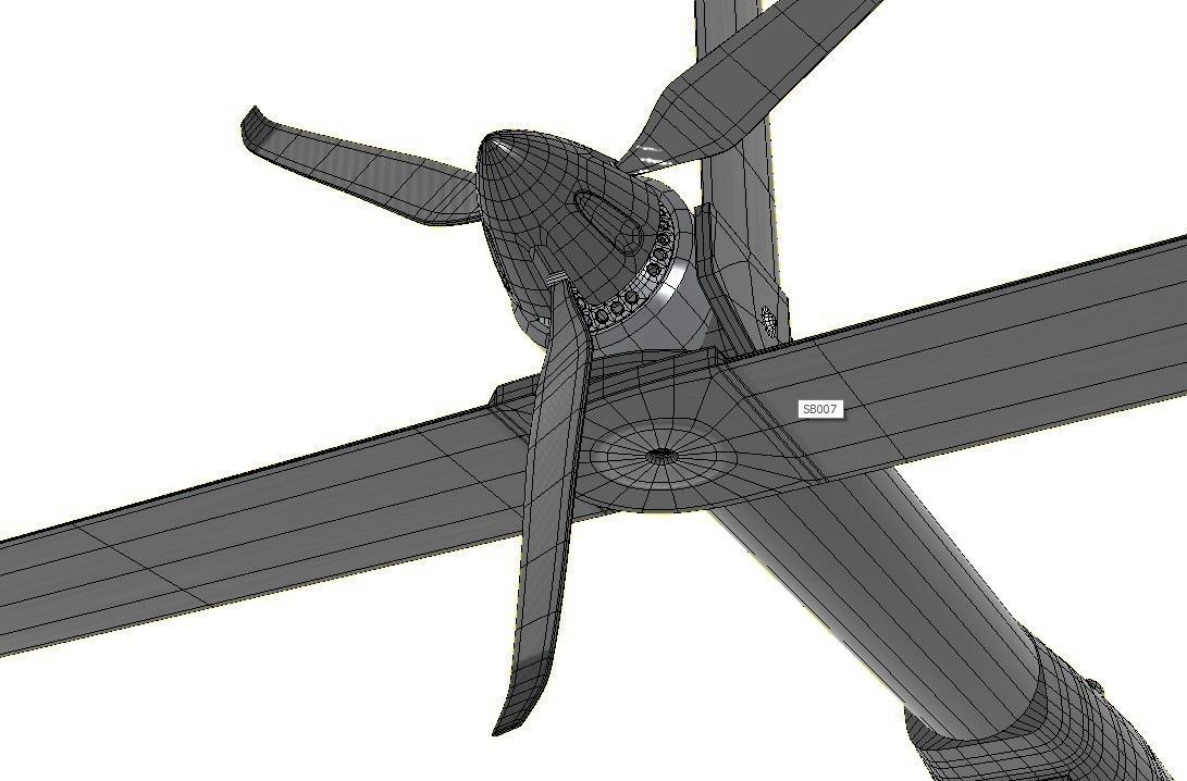 Switchblade 600 and Launcher 3D model_27