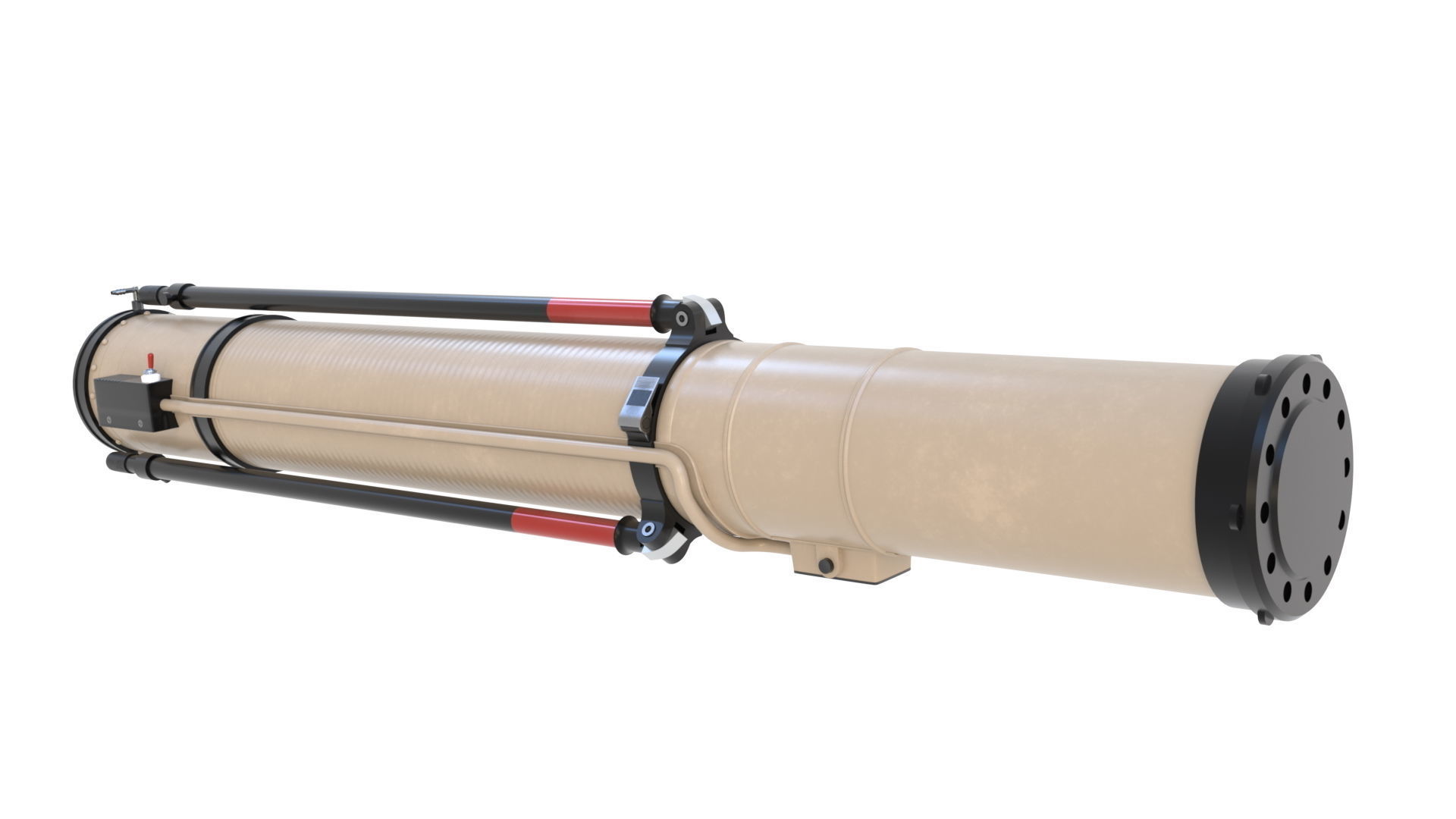 Switchblade 600 and Launcher 3D model_13