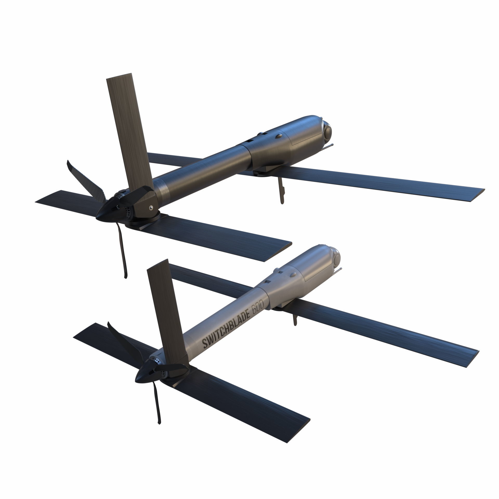 Switchblade 600 and Launcher 3D model_4