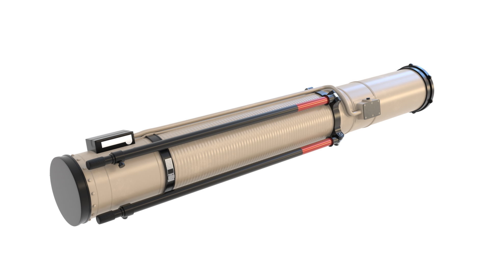 Switchblade 600 and Launcher 3D model_15