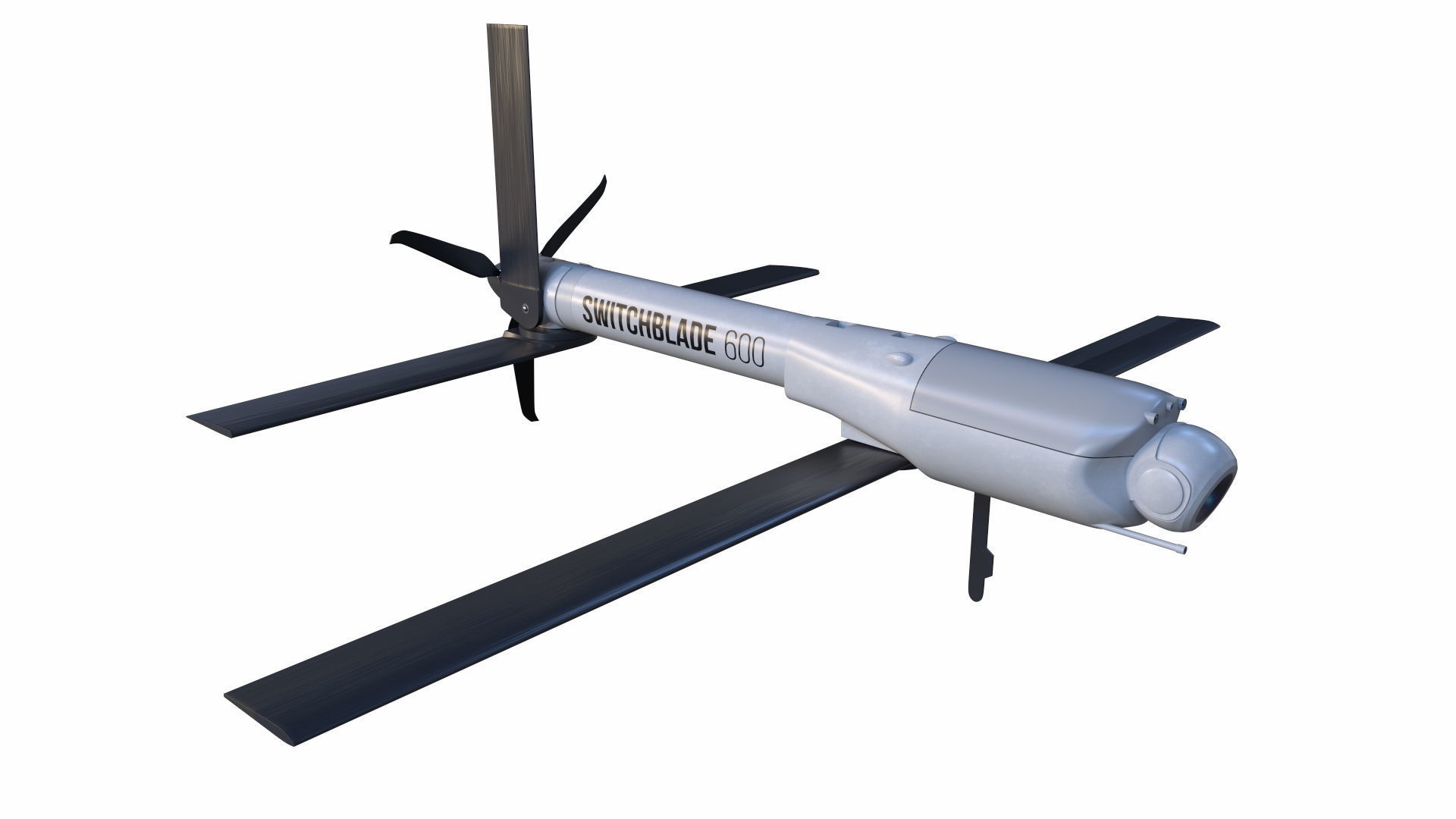 Switchblade 600 and Launcher 3D model_6