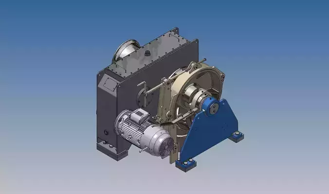 Anchor mooring winch 101 E 36 K3