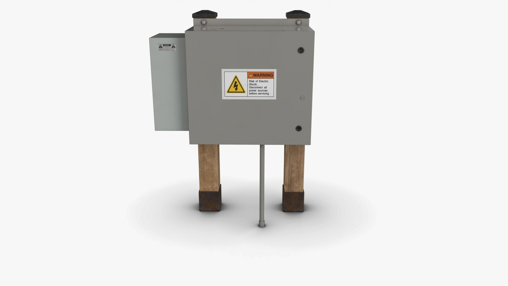 Electrical Box 01 Low-poly 3D model_2