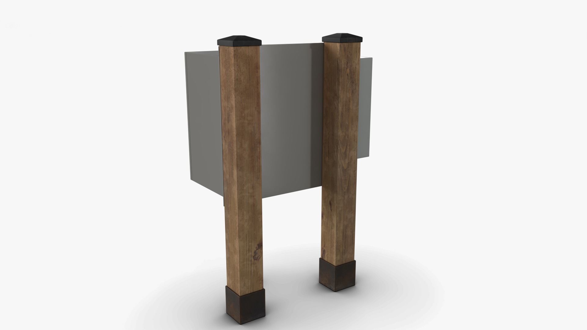 Electrical Box 01 Low-poly 3D model_5