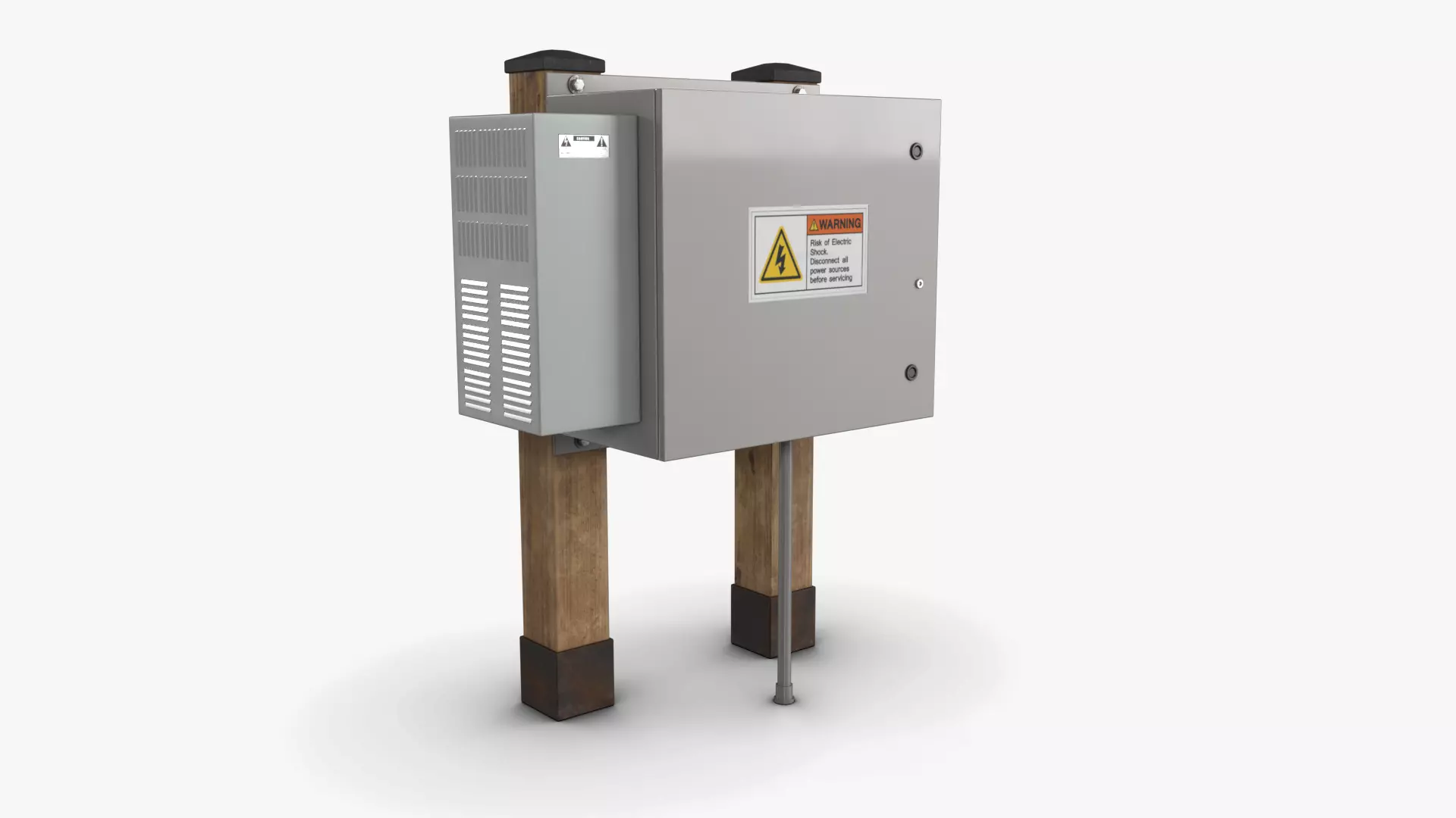 Electrical Box 01 Low-poly 3D model_0