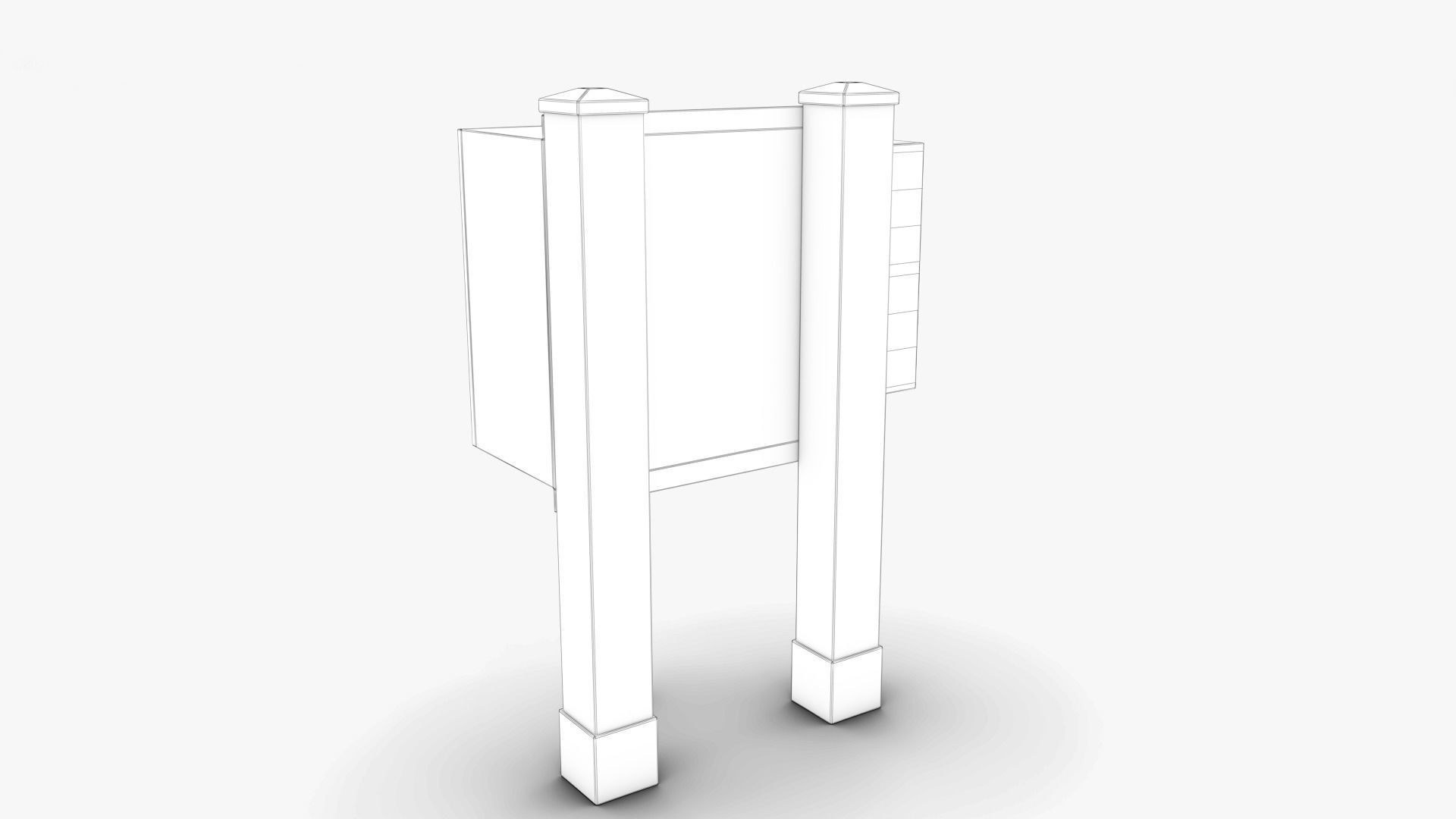 Electrical Box 01 Low-poly 3D model_12