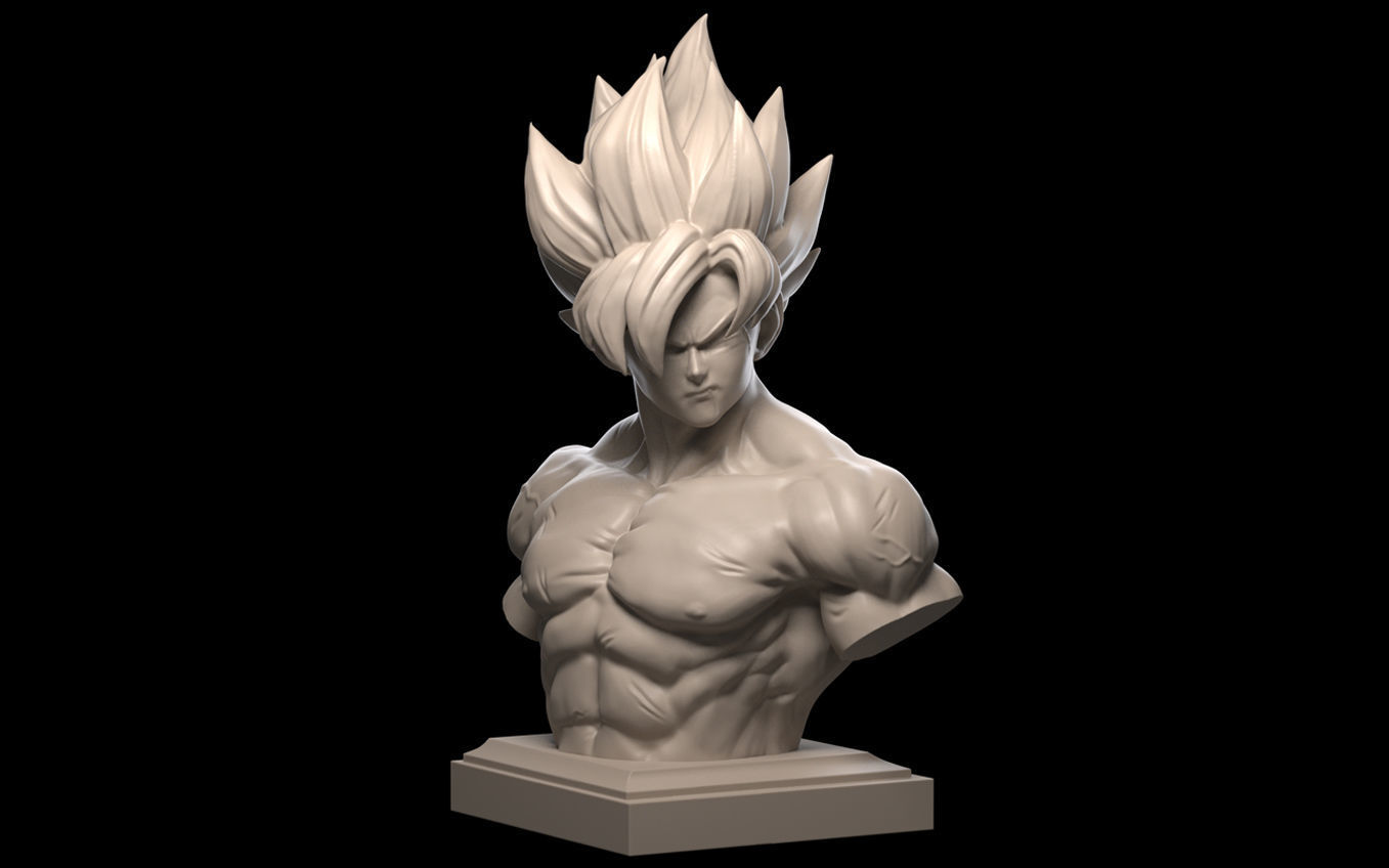 Goku Dragon ball z 3D print model_1