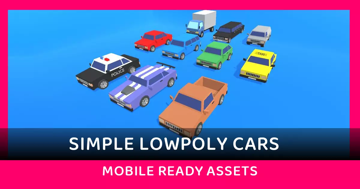 Low Poly Vehicles - Cars Pack Low-poly 3D model_0