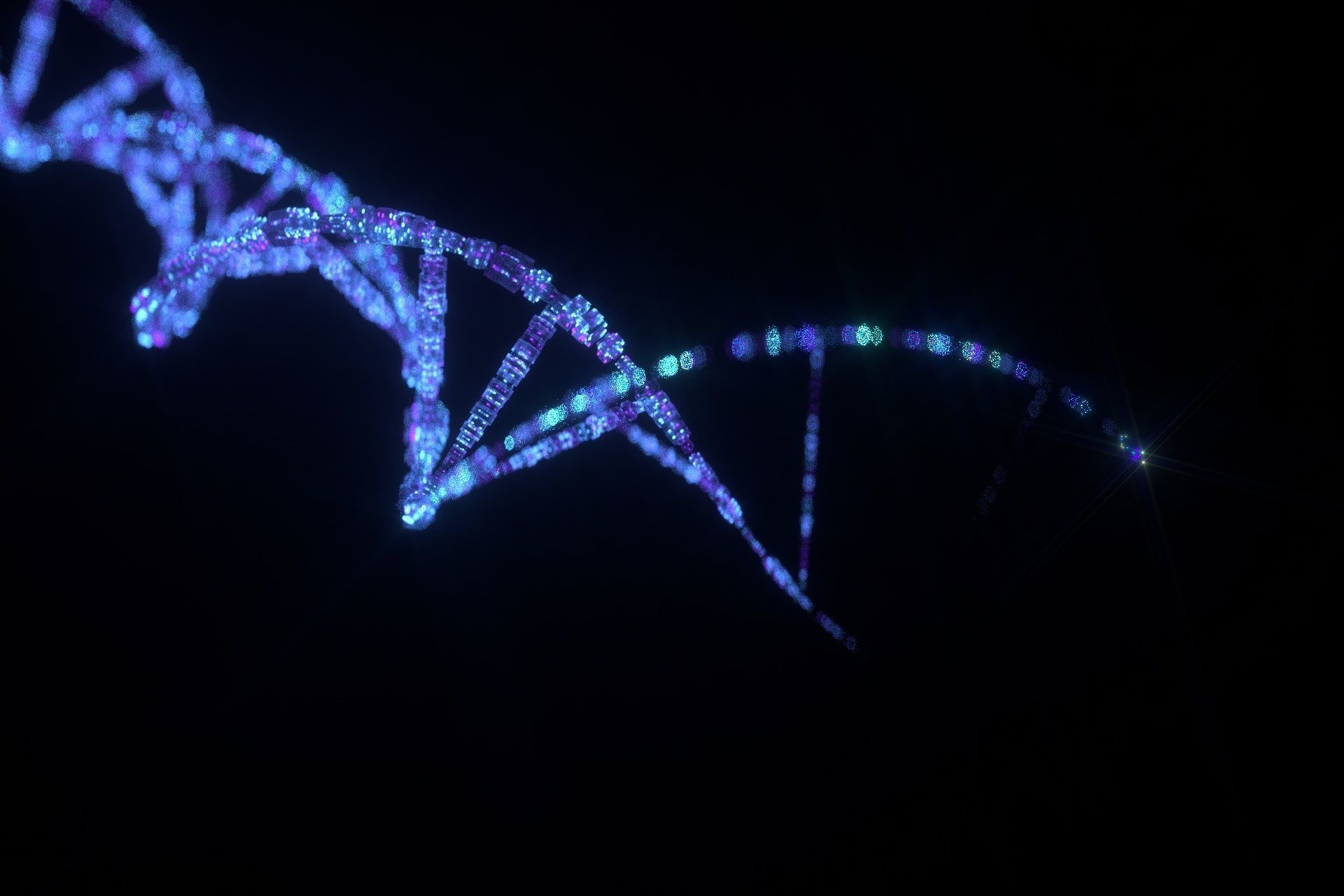 Sci Fi DNA Low-poly 3D model_20