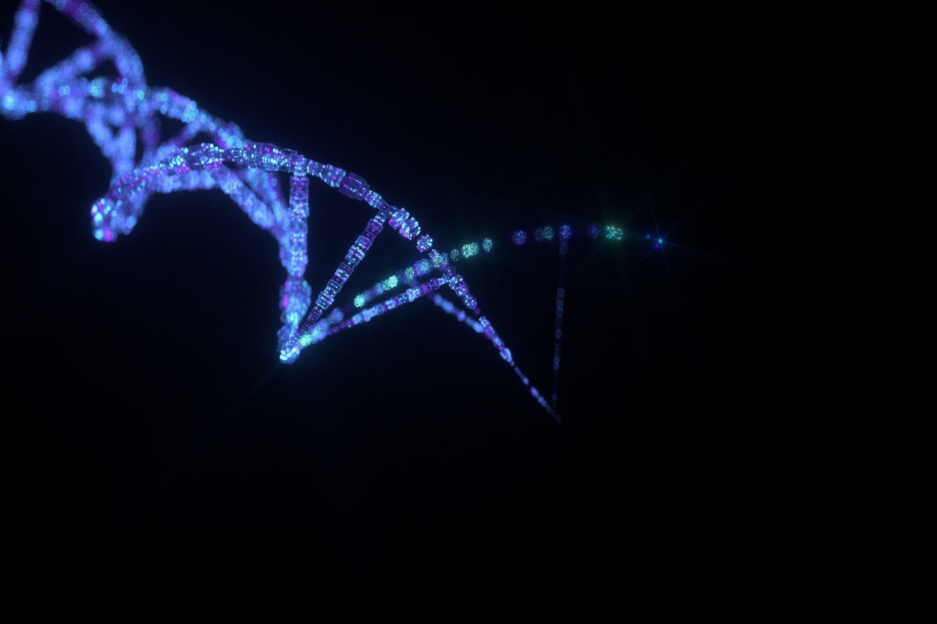 Sci Fi DNA Low-poly 3D model_19
