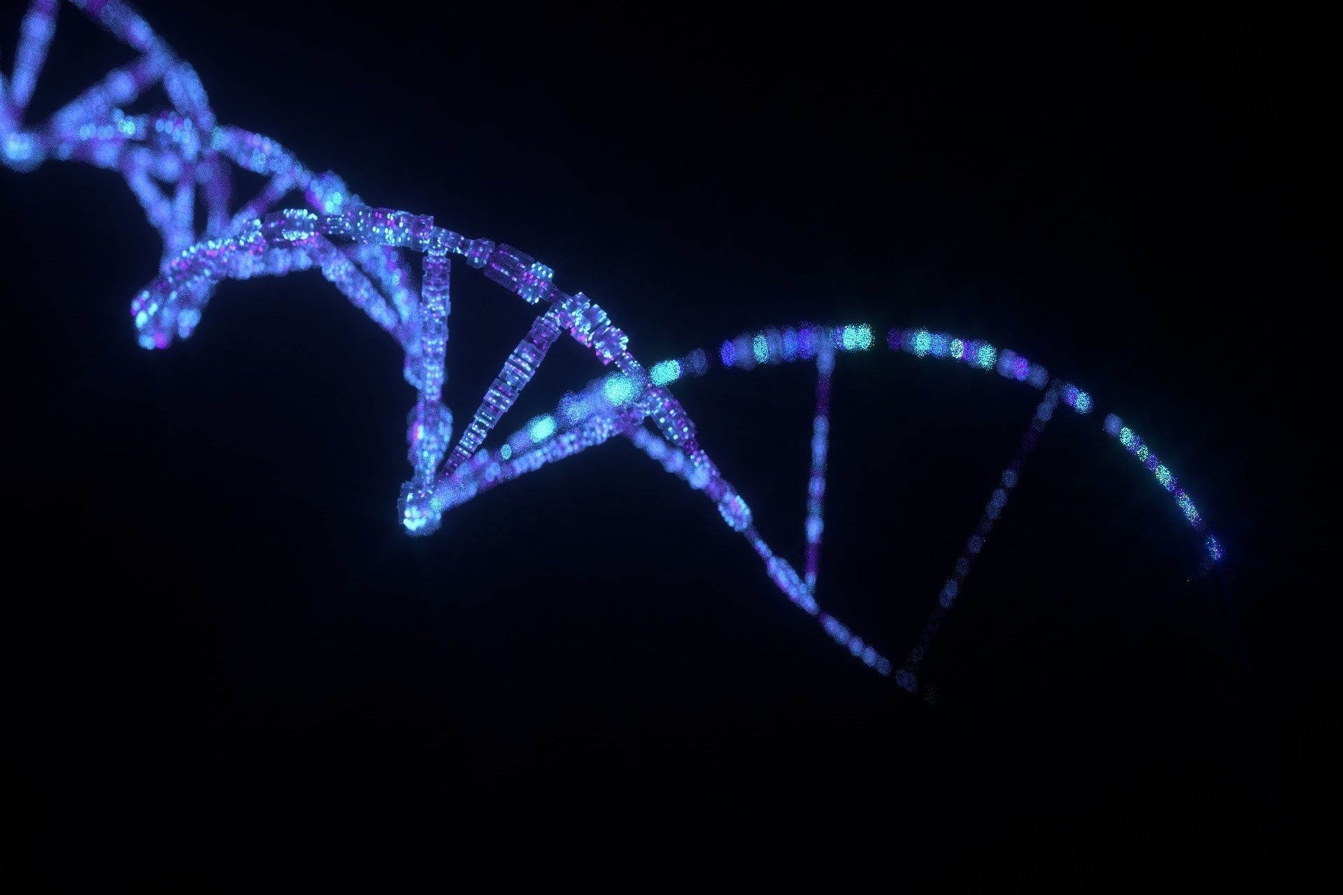 Sci Fi DNA Low-poly 3D model_21