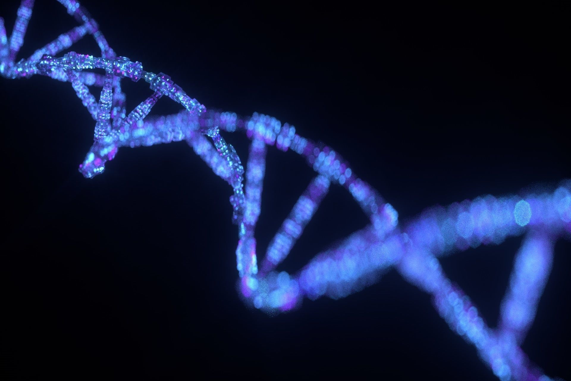 Sci Fi DNA Low-poly 3D model_5