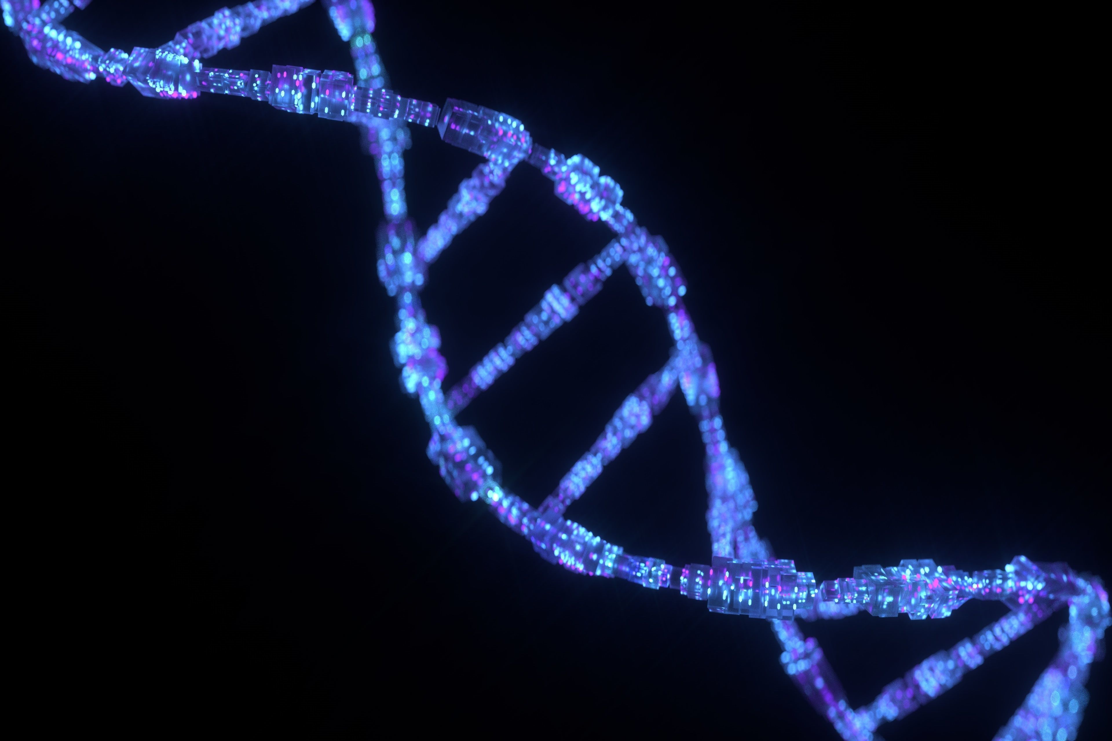 Sci Fi DNA Low-poly 3D model_3