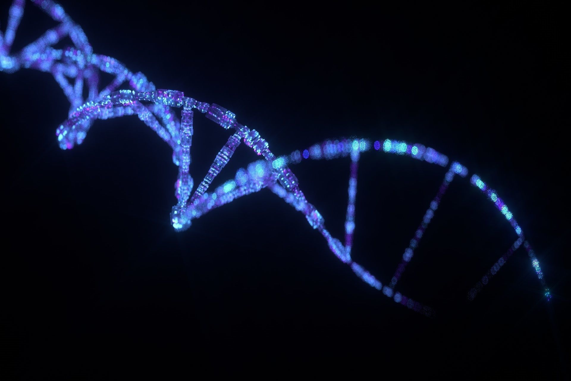 Sci Fi DNA Low-poly 3D model_22