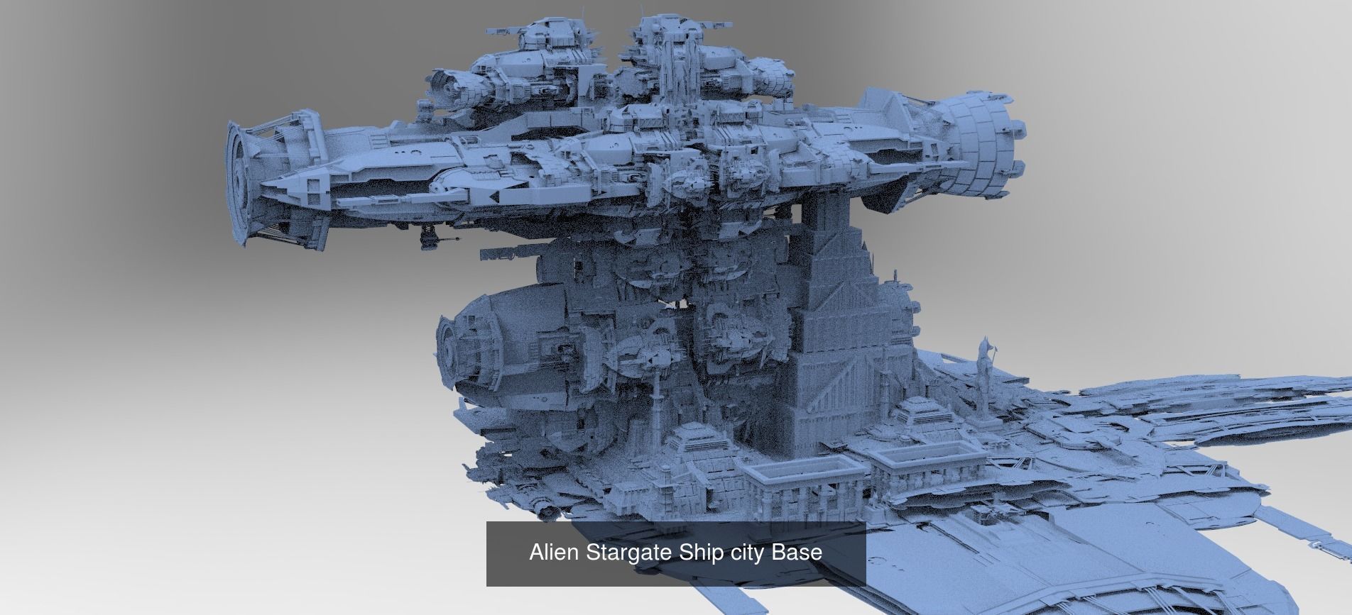 Sci-Fi Egyptian theme 3D Model Collection_12