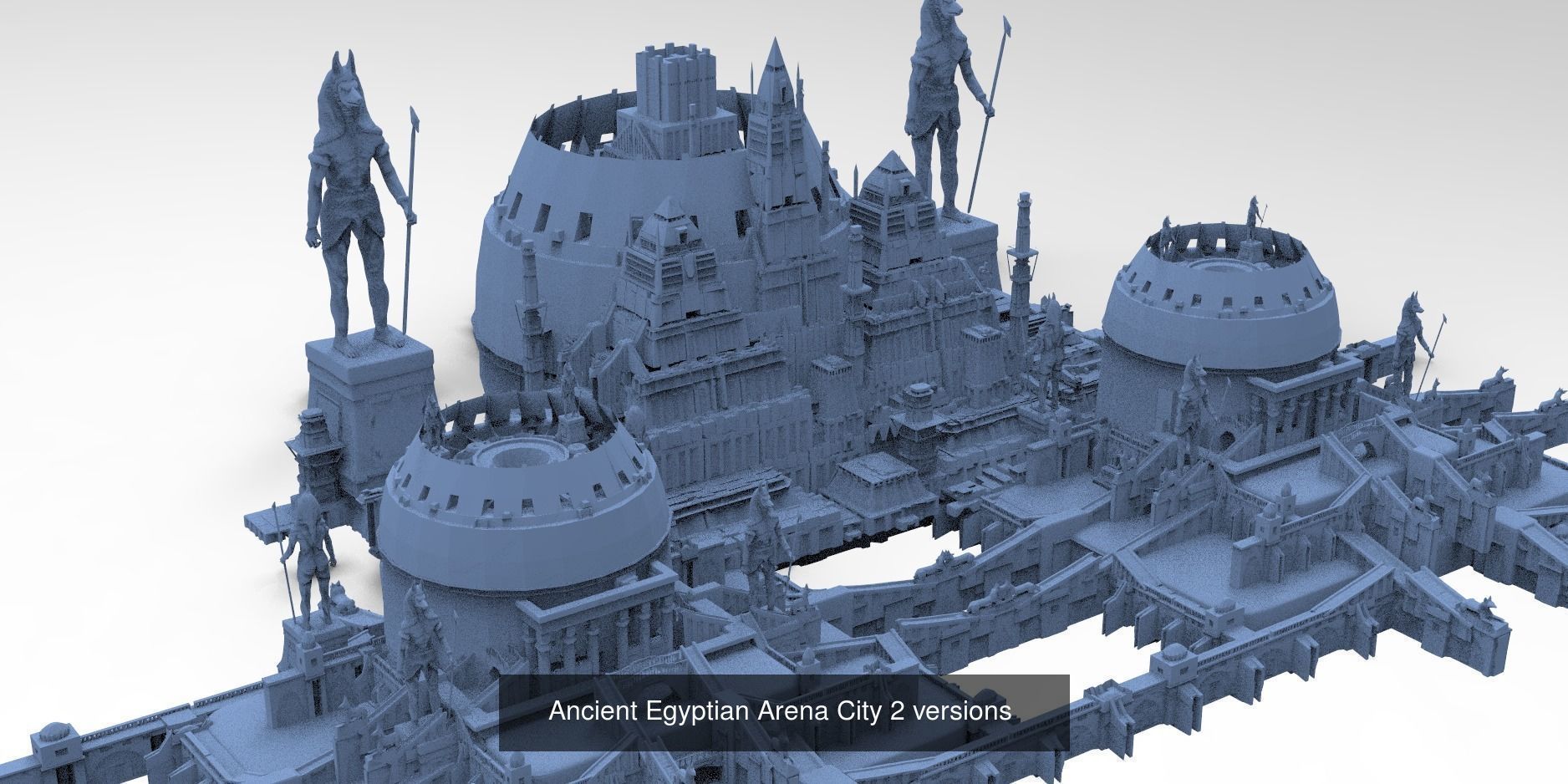 Sci-Fi Egyptian theme 3D Model Collection_15