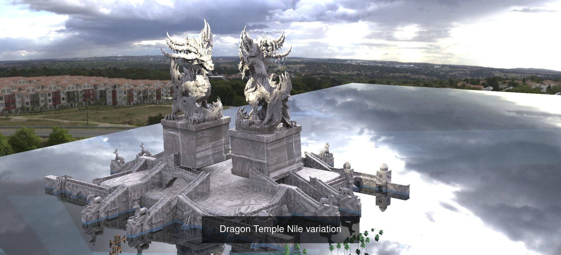 Sci-Fi Egyptian theme 3D Model Collection_10