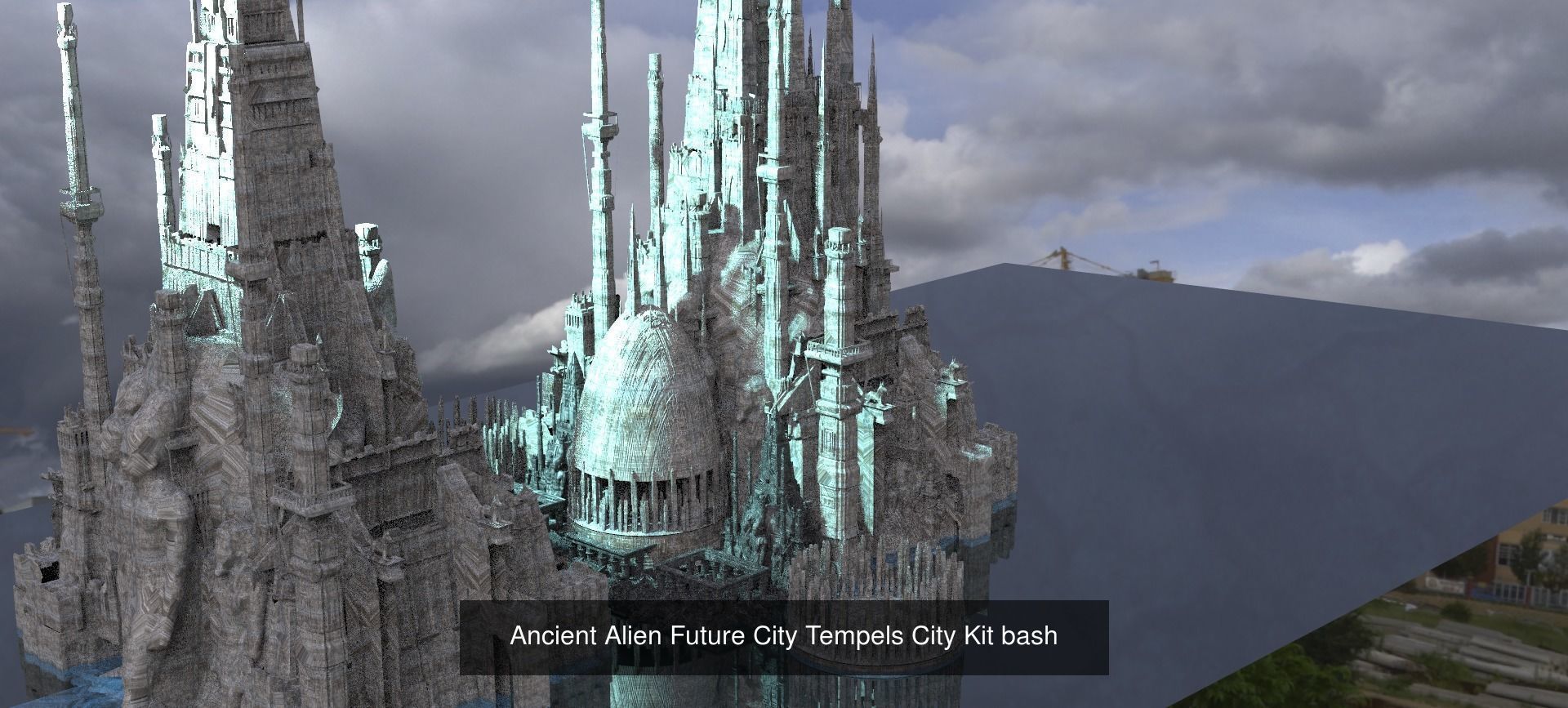 Sci-Fi Egyptian theme 3D Model Collection_6