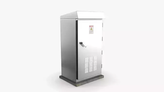 Electrical Box 03 Low-poly 3D model