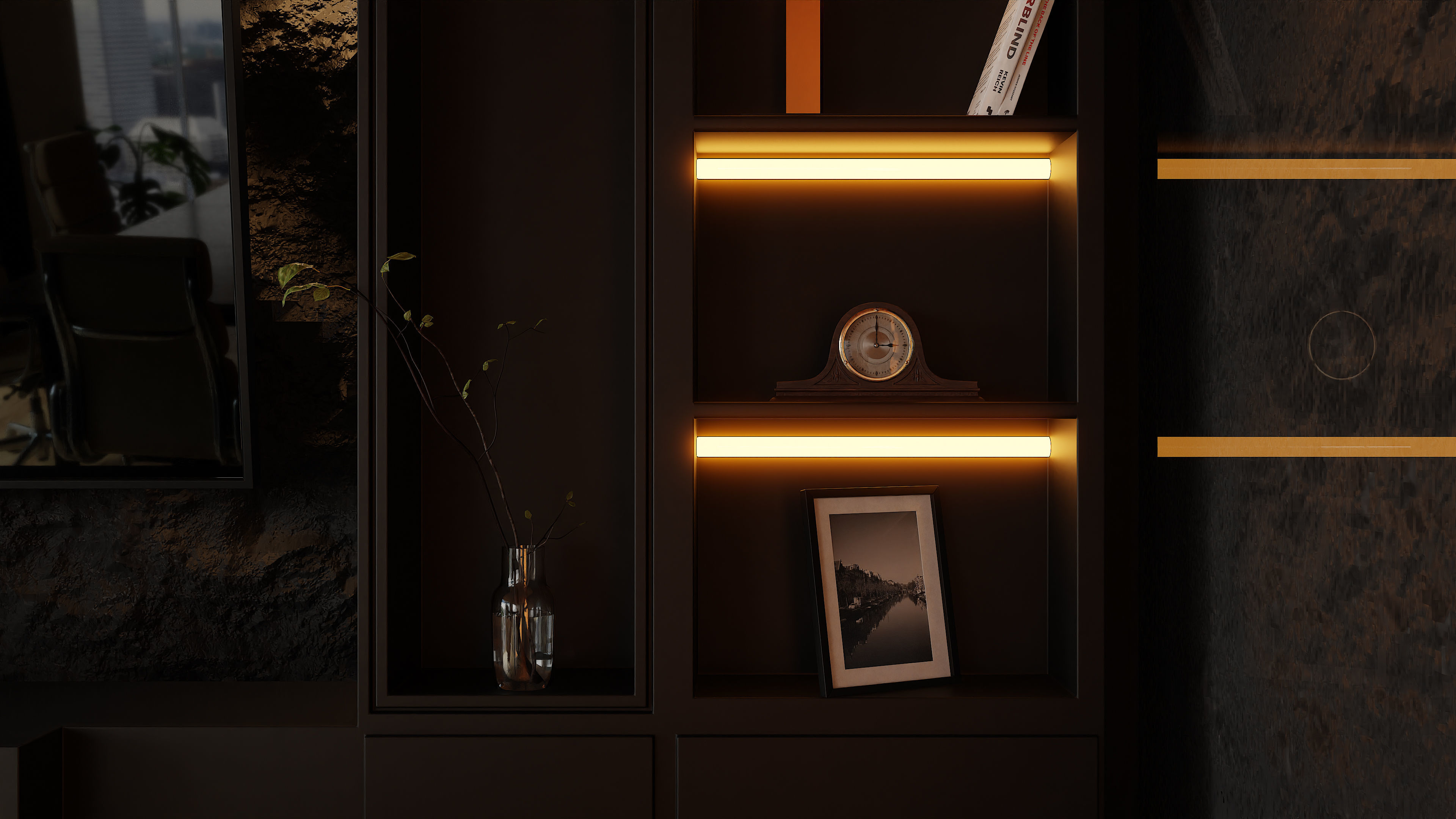 Photorealistic office in native blend file by-VIZFROMBLENDER 3D model_3