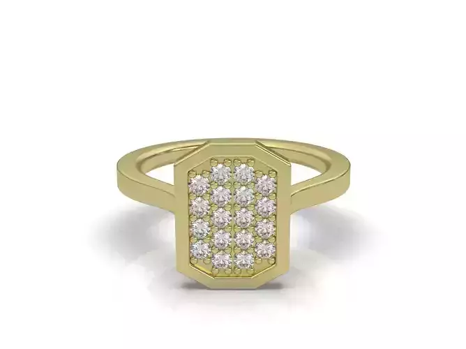 Anillo pave