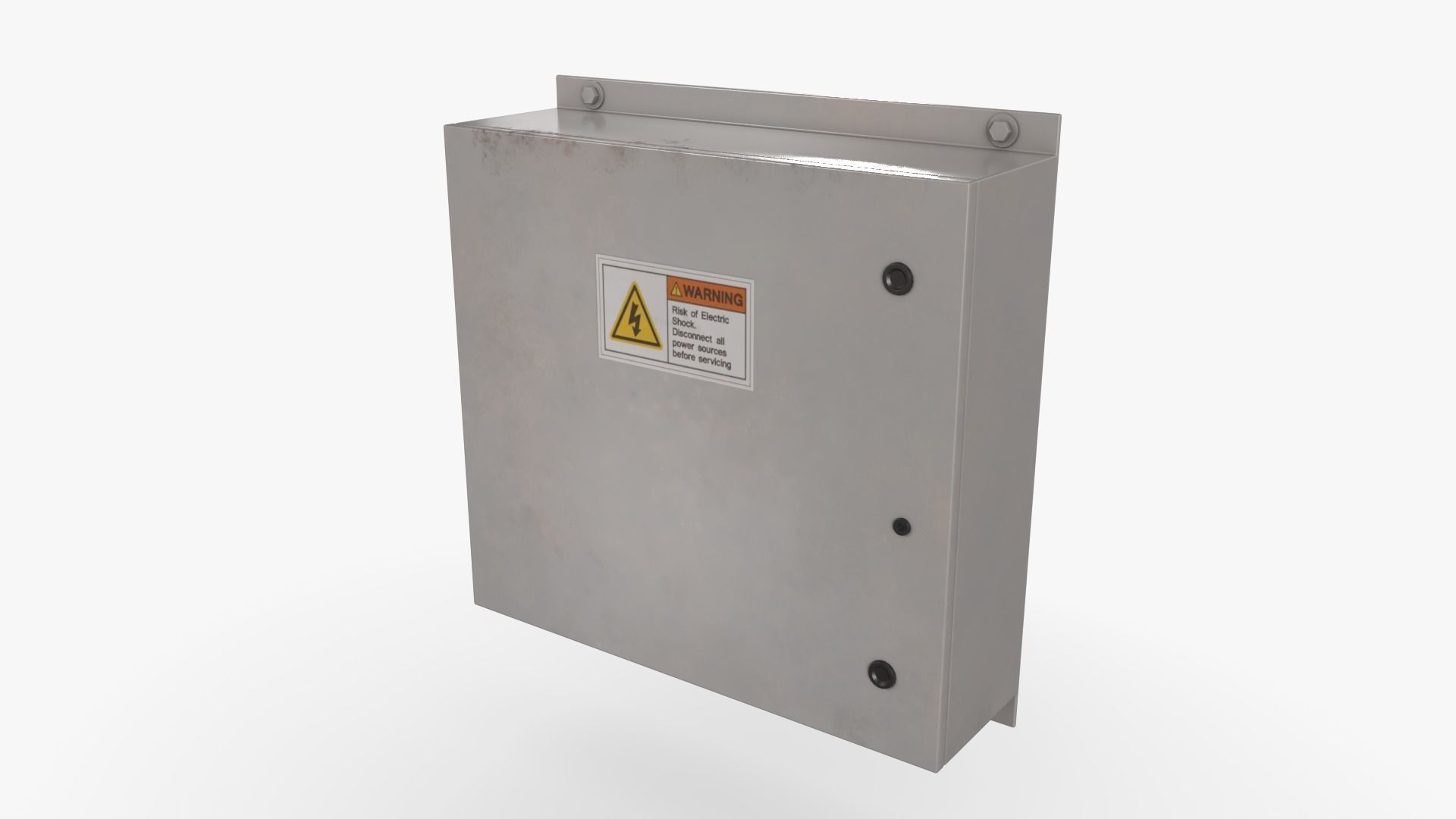 Electrical Box 06 Low-poly 3D model_3