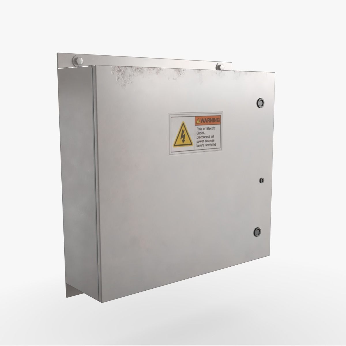 Electrical Box 06 Low-poly 3D model_7