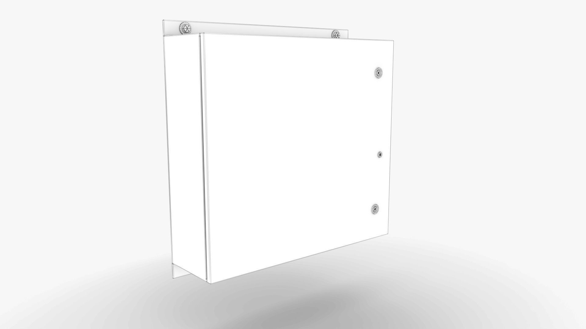 Electrical Box 06 Low-poly 3D model_8