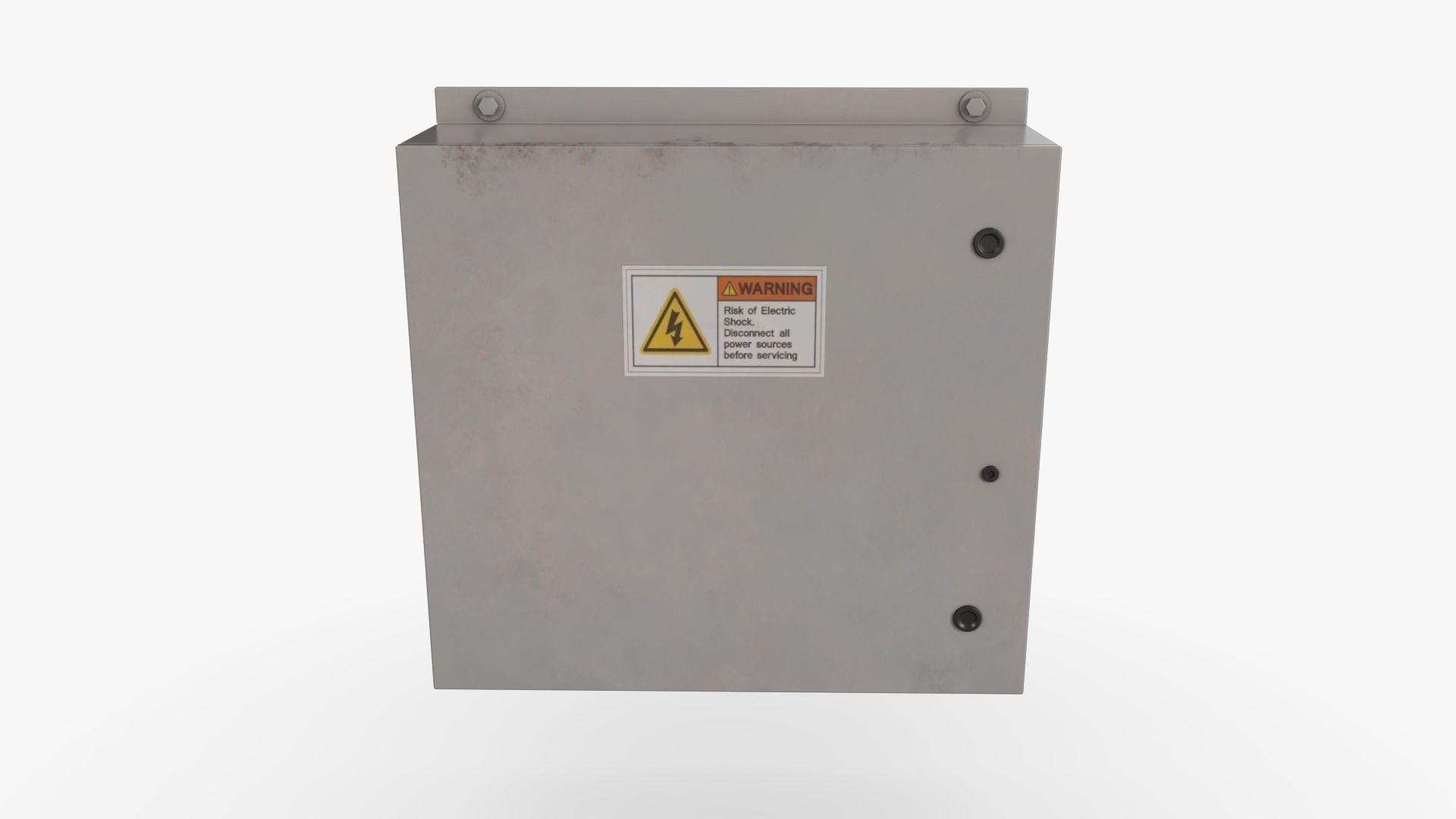 Electrical Box 06 Low-poly 3D model_2