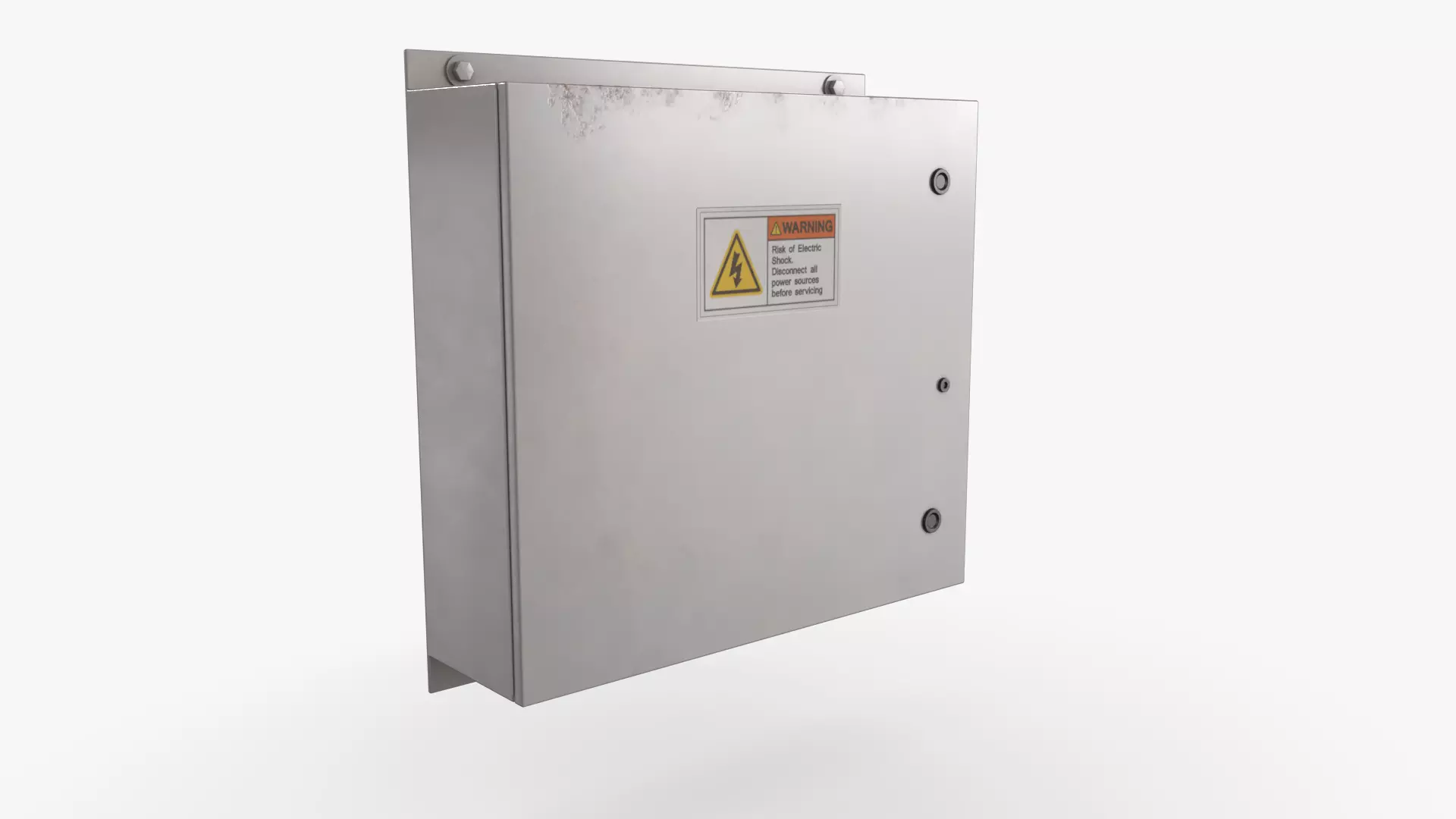 Electrical Box 06 Low-poly 3D model_0