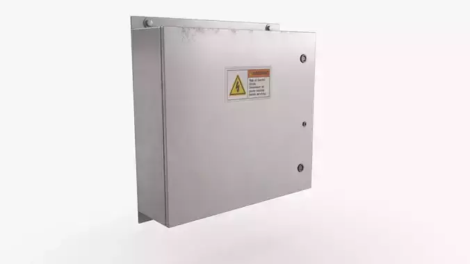Electrical Box 06 Low-poly 3D model