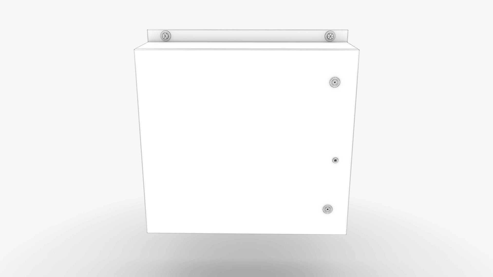 Electrical Box 06 Low-poly 3D model_9