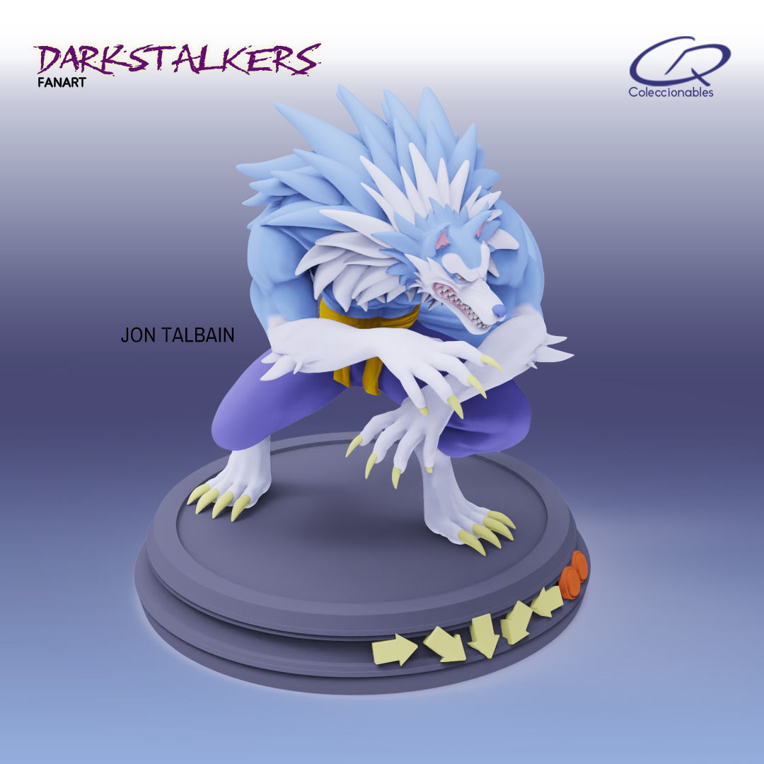 Darkstalkers - The Night Warriors - Jon Talbain 3D print model_5