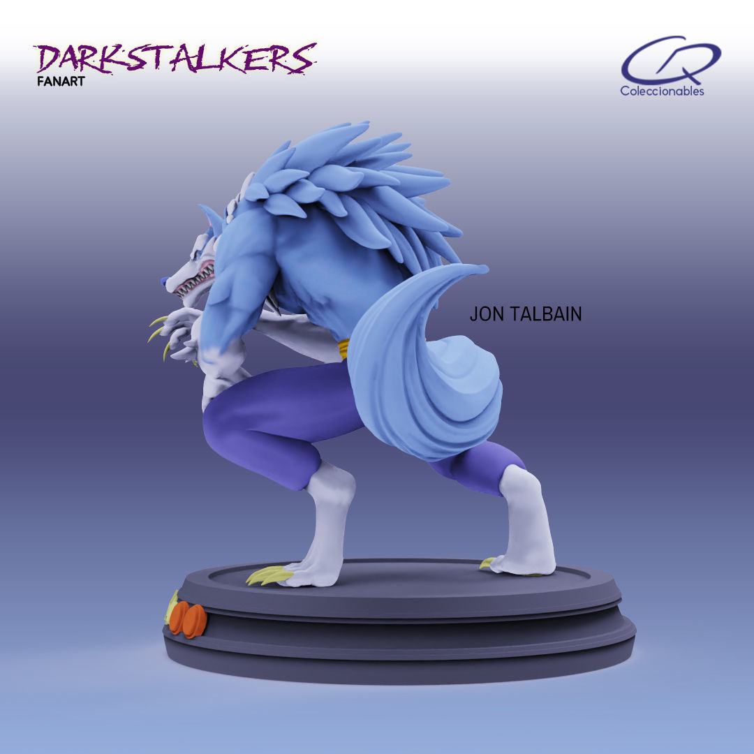 Darkstalkers - The Night Warriors - Jon Talbain 3D print model_2