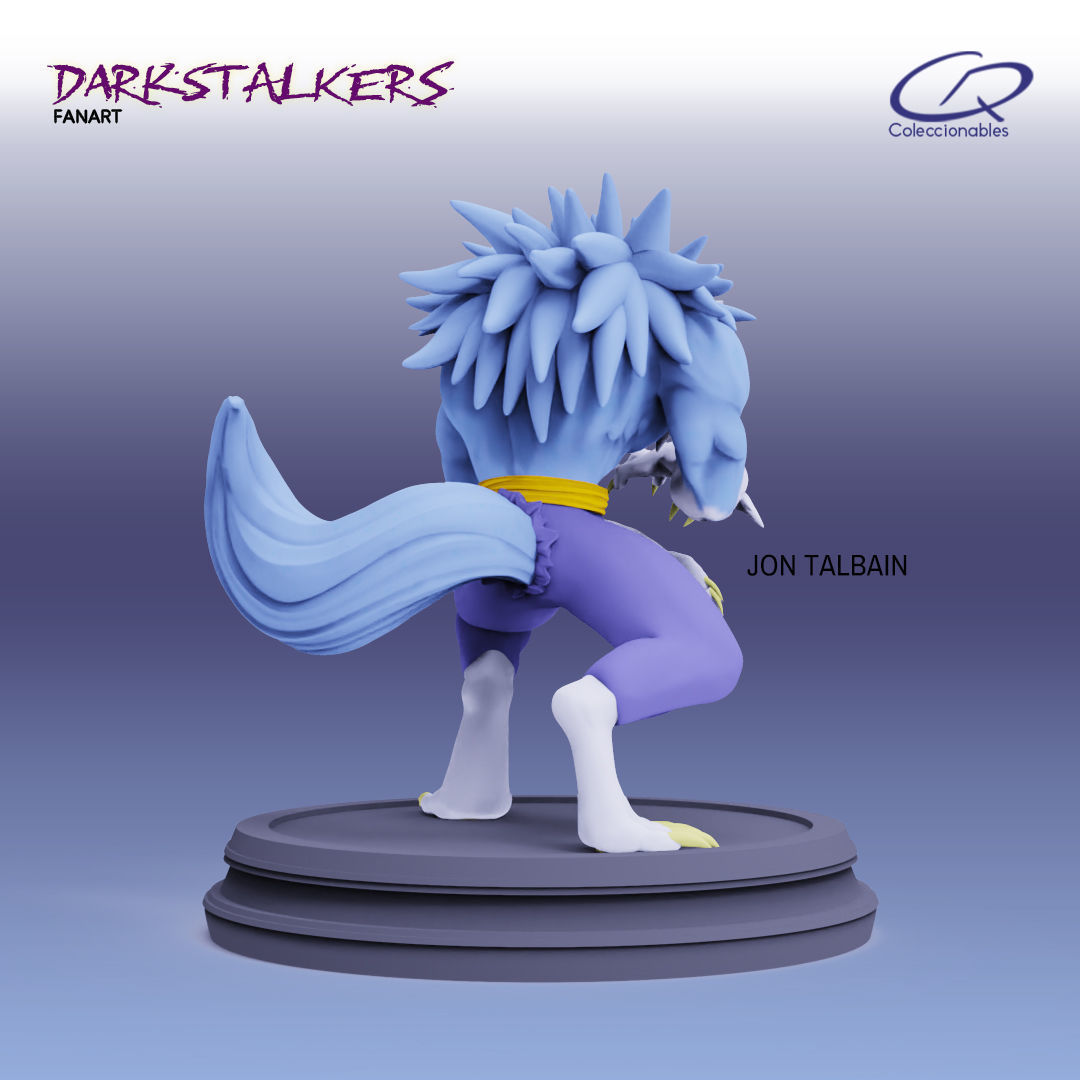 Darkstalkers - The Night Warriors - Jon Talbain 3D print model_1