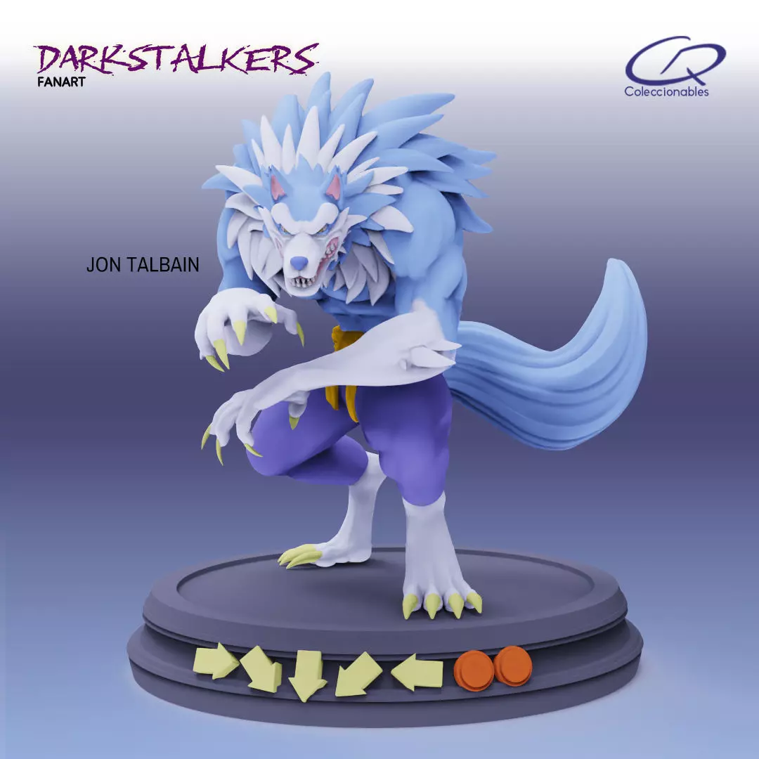 Darkstalkers - The Night Warriors - Jon Talbain 3D print model_0