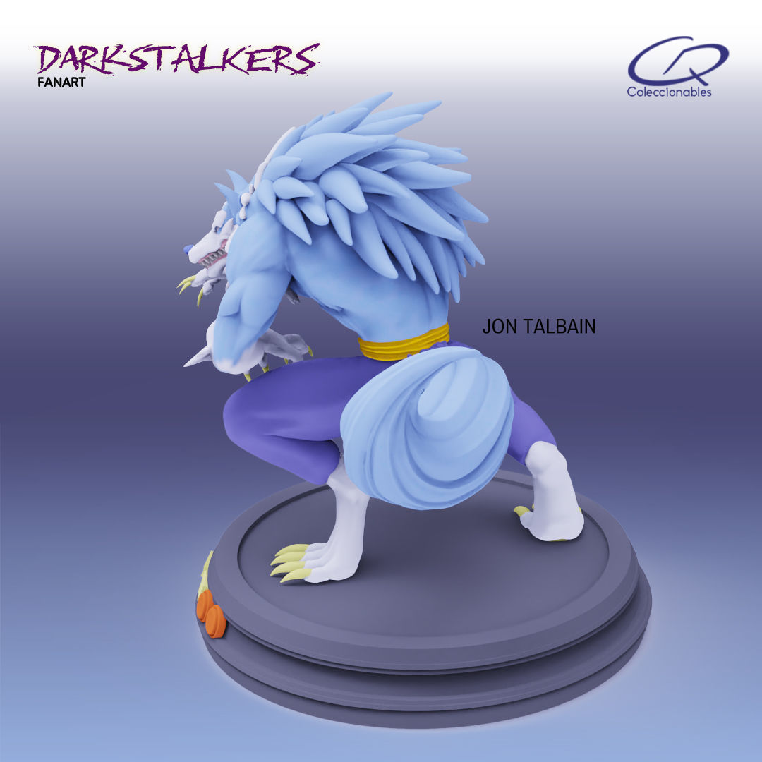 Darkstalkers - The Night Warriors - Jon Talbain 3D print model_4