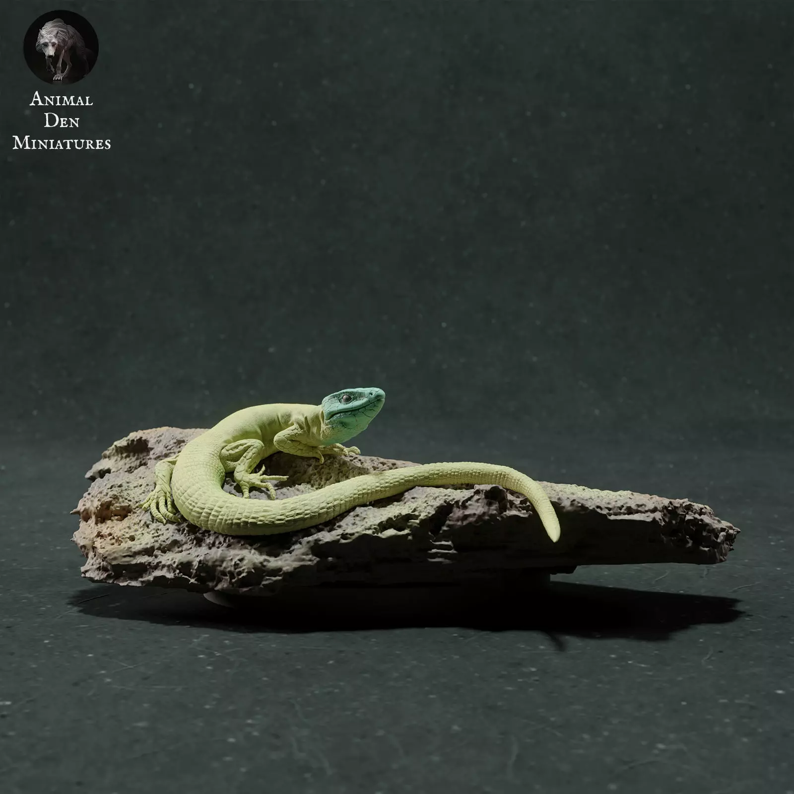European Green Lizard 3D print model_0