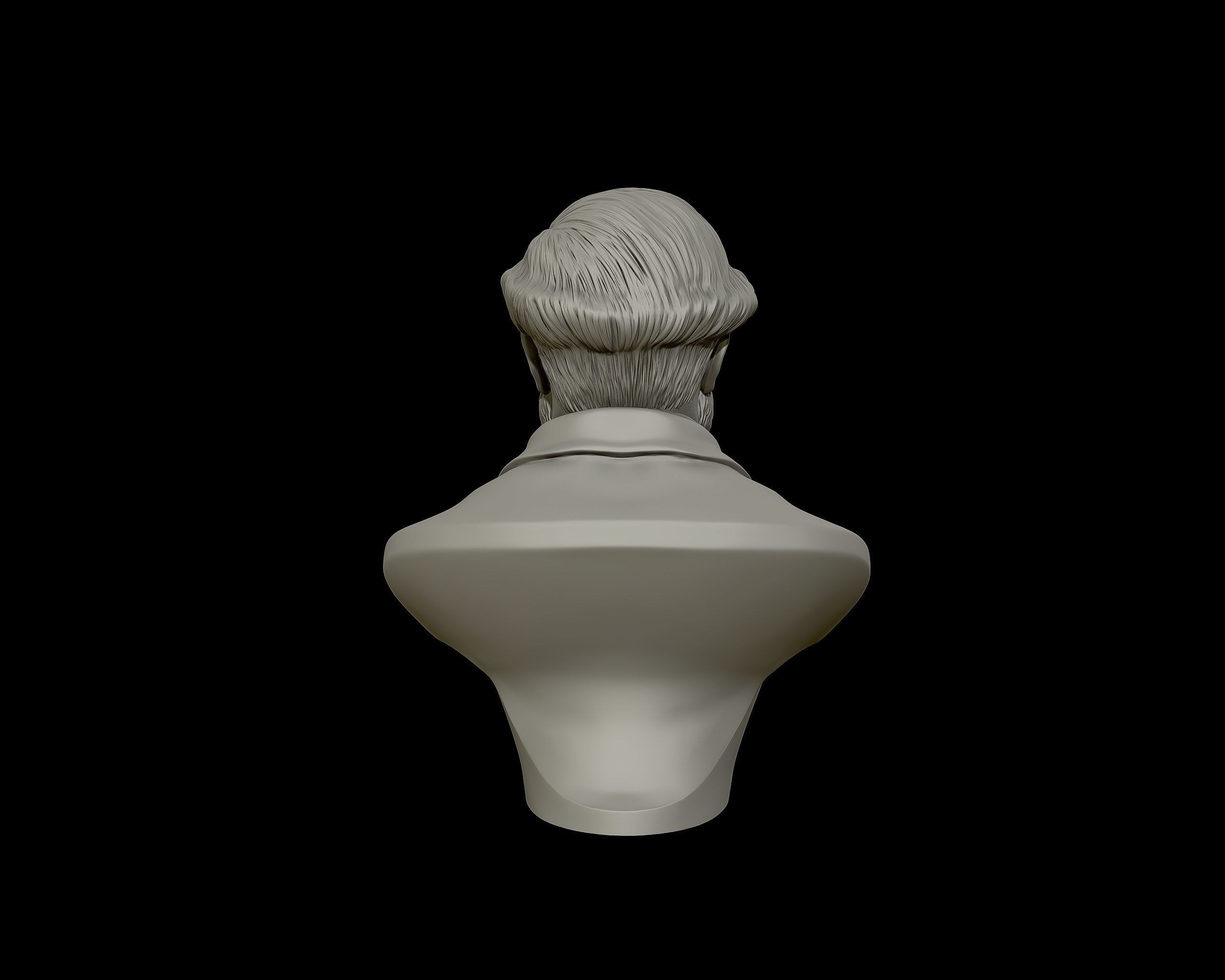 General Robert E Lee bust sculpture 3D print model_23