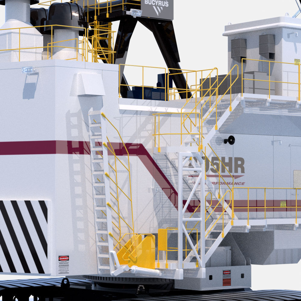 Bucyrus 495HR 3D model_14