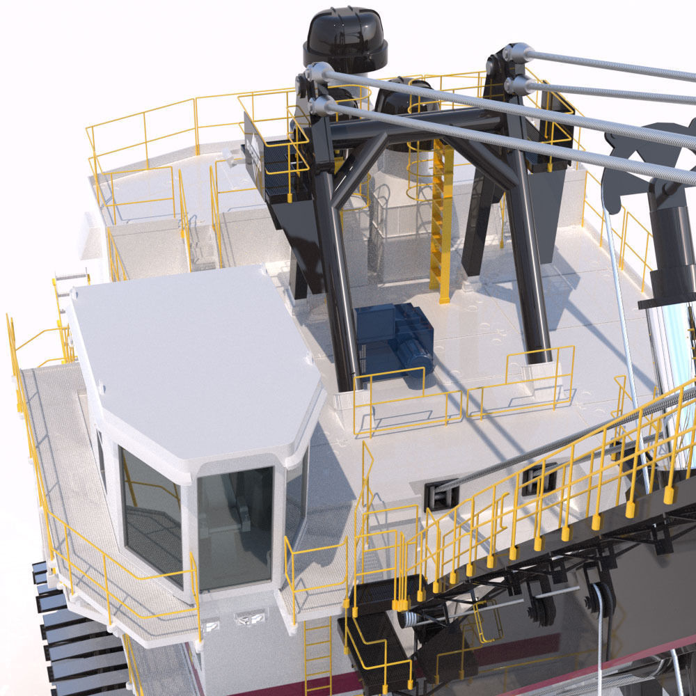 Bucyrus 495HR 3D model_15