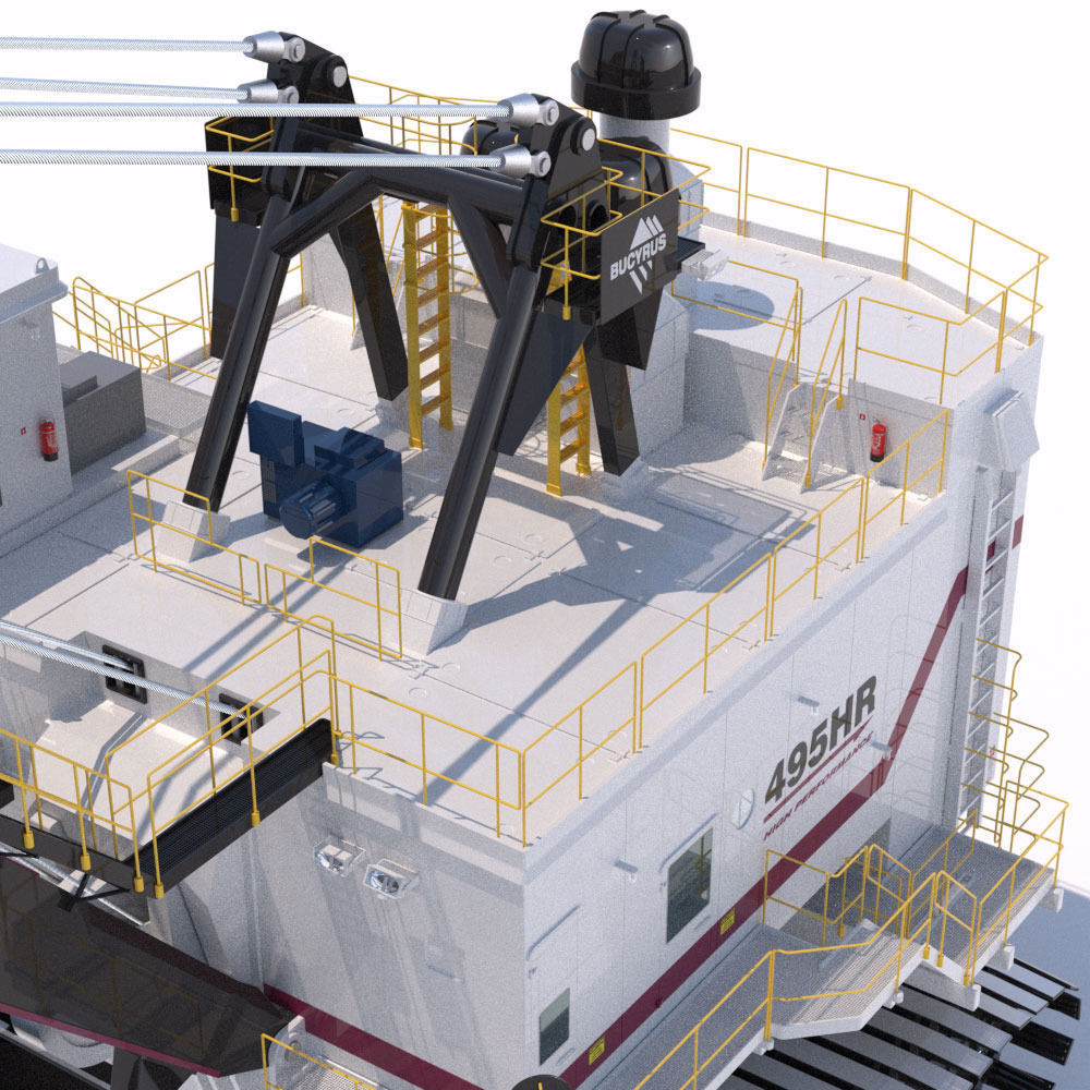 Bucyrus 495HR 3D model_16