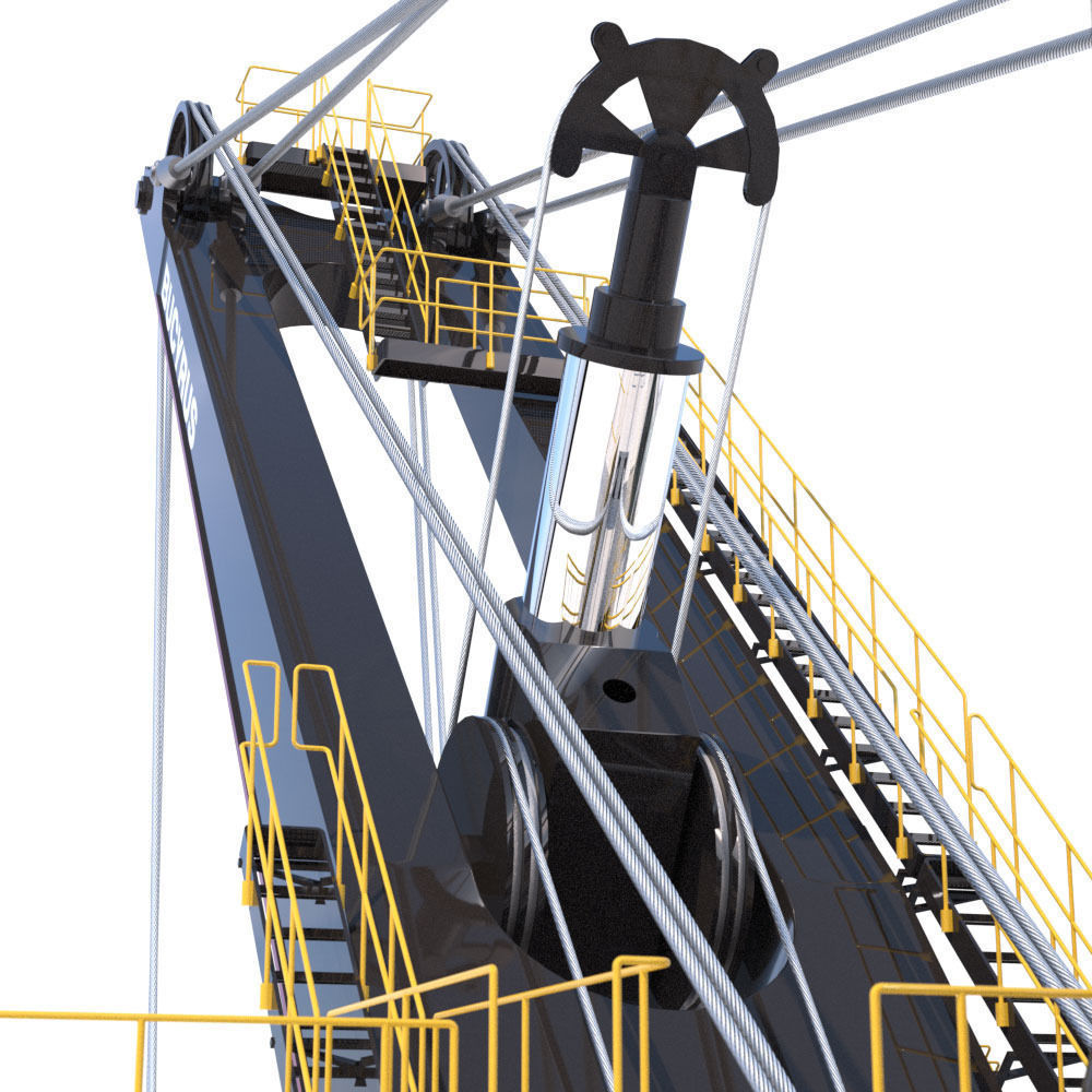 Bucyrus 495HR 3D model_12